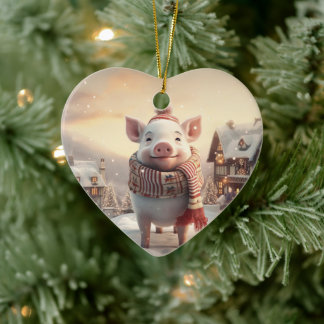 Dierenvriend cadeau, Boerderij liefhebber cadeau, Keramisch Ornament