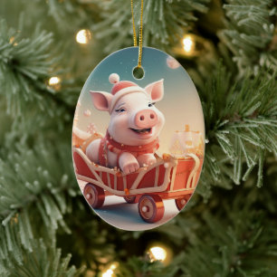 Dierenvriend cadeau, Boerderij liefhebber cadeau, Keramisch Ornament