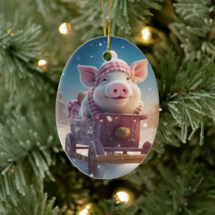 Dierenvriend cadeau, Boerderij liefhebber cadeau, Keramisch Ornament