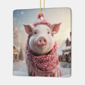 Dierenvriend cadeau, Boerderij liefhebber cadeau,  Keramisch Ornament (Links)