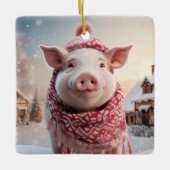 Dierenvriend cadeau, Boerderij liefhebber cadeau,  Keramisch Ornament (Voorkant)