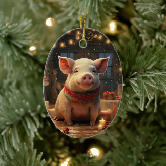 Dierenvriend cadeau, Boerderij liefhebber cadeau,  Keramisch Ornament