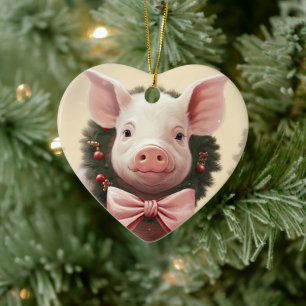 Dierenvriend cadeau, Boerderij liefhebber cadeau, Keramisch Ornament