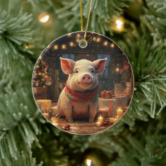 Dierenvriend cadeau, Boerderij liefhebber cadeau,  Keramisch Ornament