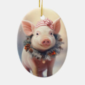 Dierenvriend cadeau, Boerderij liefhebber cadeau, Keramisch Ornament (Achterkant)