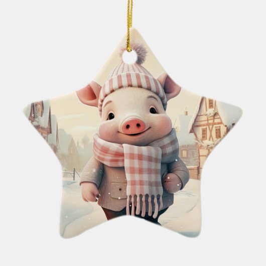 Dierenvriend cadeau, Boerderij liefhebber cadeau,  Keramisch Ornament (Voorkant)