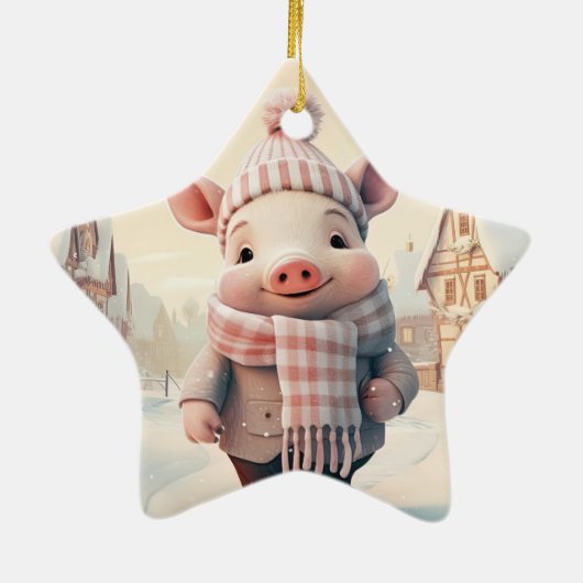 Dierenvriend cadeau, Boerderij liefhebber cadeau,  Keramisch Ornament (Achterkant)