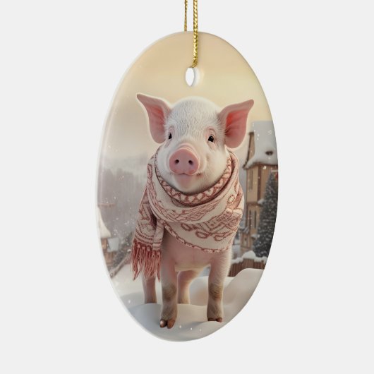 Dierenvriend cadeau, Boerderij liefhebber cadeau,  Keramisch Ornament (Rechts)