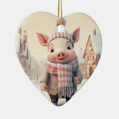 Dierenvriend cadeau, Boerderij liefhebber cadeau,  Keramisch Ornament (Rechts)