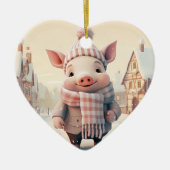 Dierenvriend cadeau, Boerderij liefhebber cadeau,  Keramisch Ornament (Voorkant)