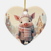 Dierenvriend cadeau, Boerderij liefhebber cadeau,  Keramisch Ornament (Achterkant)