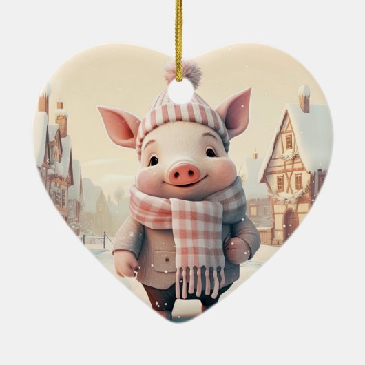 Dierenvriend cadeau, Boerderij liefhebber cadeau,  Keramisch Ornament (Achterkant)