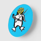 Dierenvriend! Cool schattig PINGUÏN Ronde Klok (Hoek)