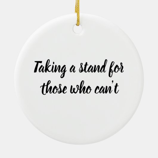 Dierenvriend en ik stem keramisch ornament (Achterkant)