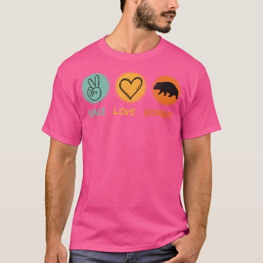 Dierenvriend Funny Wombat T-shirt (Voorkant)