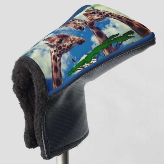 Dierenvriend Giraffe Trendy Golfheadcover (3/4 voorkant)