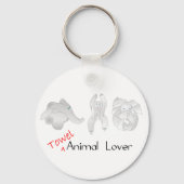 Dierenvriend handdoeken sleutelhanger (Voorkant)