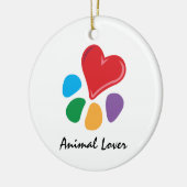 dierenvriend_Heart-Paw ketting Keramisch Ornament (Links)