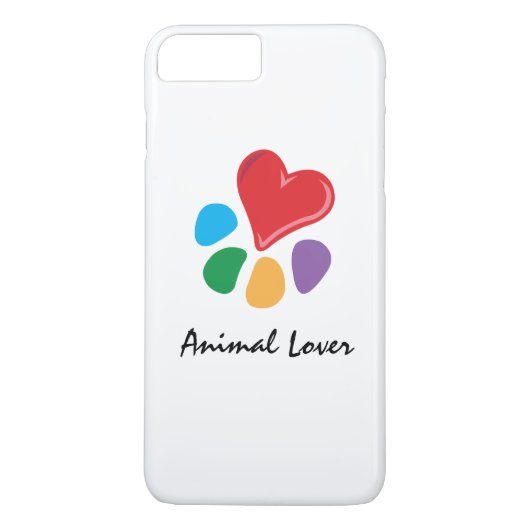 Dierenvriend_Heart-Paw_Love Uw Geesten! Case-Mate iPhone Case (Achterkant)
