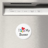 Dierenvriend_I Heart My Boxer Magneet (Insitu (Vaatwasser))