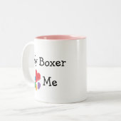 dierenvriend_I Heart My Boxer Tweekleurige Koffiemok (Voorkant links)