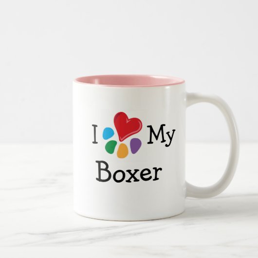 dierenvriend_I Heart My Boxer Tweekleurige Koffiemok (Rechts)