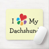 dierenvriend_I Heart My Dachshund Muismat (Met muis)