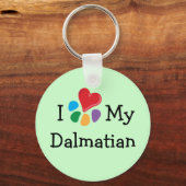 Dierenvriend_I Heart My Dalmatian Sleutelhanger (Voorkant)