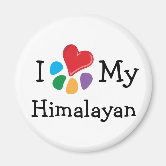 Dierenvriend_I Heart My Himalayan Magneet (Voorkant)