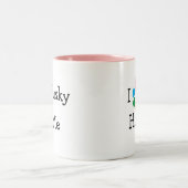 Dierenvriend_I Heart My Husky Tweekleurige Koffiemok (Center)