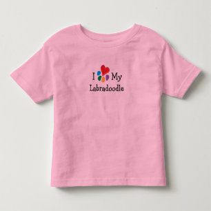 dierenvriend_I Heart My Labradoodle Kinder Shirts