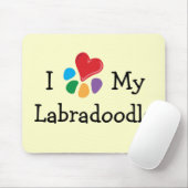 dierenvriend_I Heart My Labradoodle Muismat (Met muis)