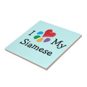 Dierenvriend_I Mijn Siamese Tegeltje (Zijkant)
