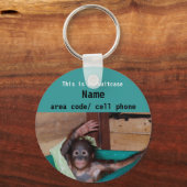 Dierenvriend ID-label Sleutelhanger (Voorkant)