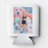 Dierenvriend - Kinder kunst voor CHOC Blikjeskoeler (Achterkant)