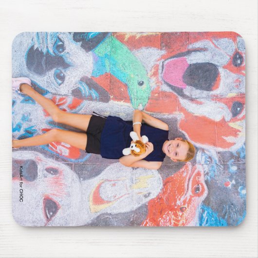 Dierenvriend - Kinder kunst voor CHOC Muismat (Voorkant)