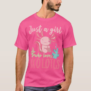 Dierenvriend meisjes Amfibie salamander Axol T-shirt