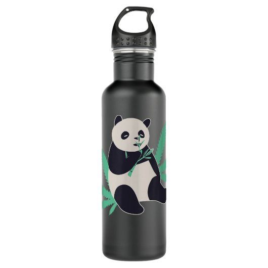 Dierenvriend met panda-roken waterfles (Voorkant)