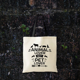 Dierenvriend niet-Pet Lover Tote Bag