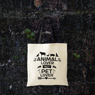 Dierenvriend niet-Pet Lover Tote Bag