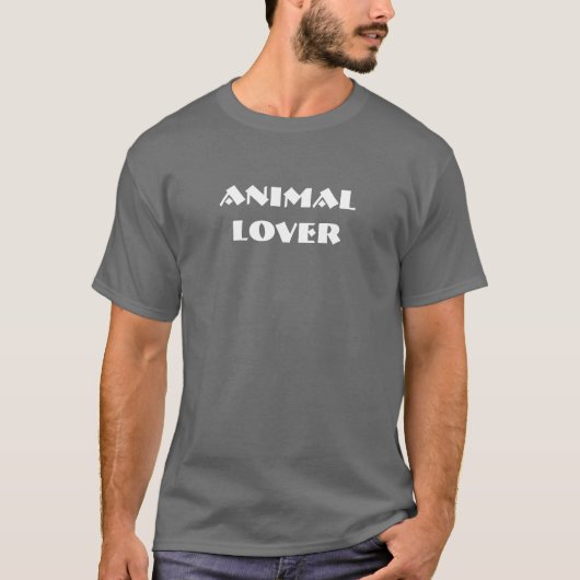 dierenvriend t-shirt (Voorkant)