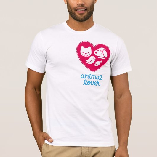 dierenvriend t-shirt (Voorkant)