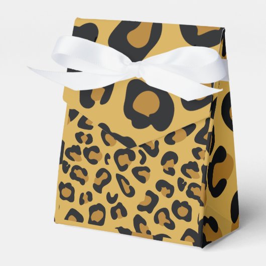 Dierenvriend tijger kleurenpatroon bedankdoosjes (Voorkant Zijde)