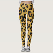 Dierenvriend tijger kleurenpatroon leggings (Voorkant)