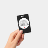 Dierenvriend van Cute Panda en Polar Beer Badge (Handheld)
