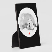 Dierenvriend van Cute Panda en Polar Beer Fotoplaat (Zijkant)