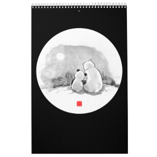 Dierenvriend van Cute Panda en Polar Beer Kalender
