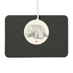 Dierenvriend van Cute Panda en Polar Beer Luchtverfrisser