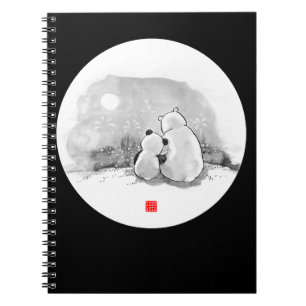 Dierenvriend van Cute Panda en Polar Beer Notitieboek