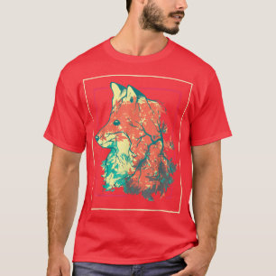 Dierenvriend van de Natuur van wilde bosbomen voor T-shirt